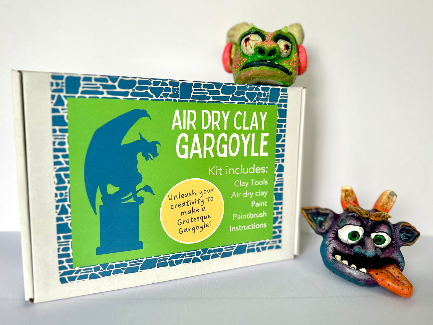 Air Dry Clay GARGOYLE Craft Box