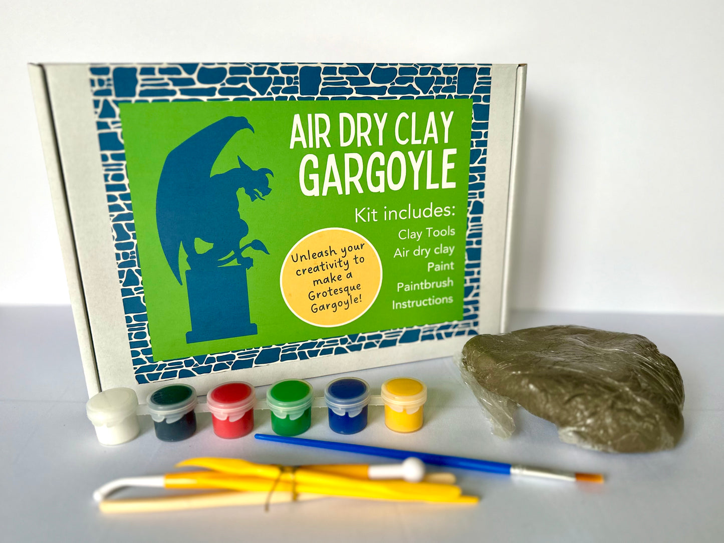 Air Dry Clay GARGOYLE Craft Box