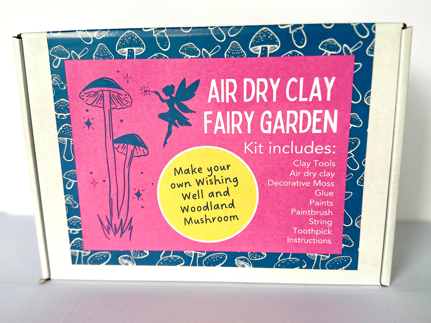 Air Dry Clay FAIRY GARDEN Craft Box