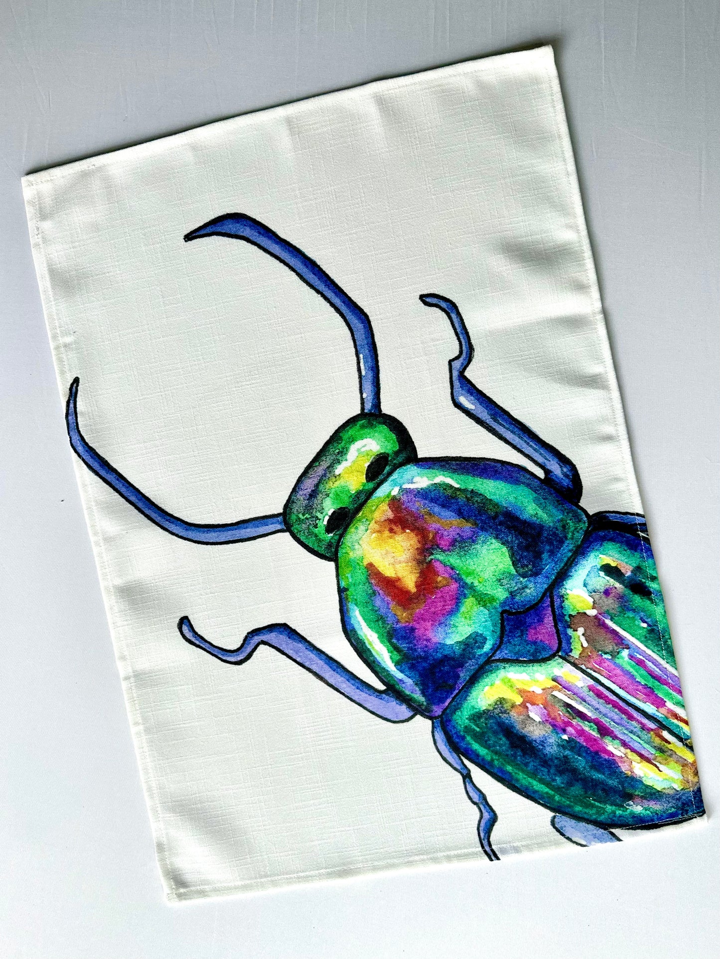 Tea Towel Tansy Beetle